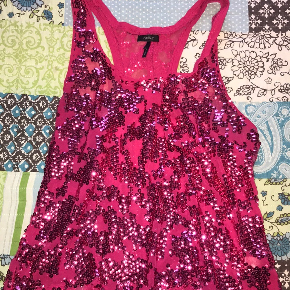 Sparkly tank top